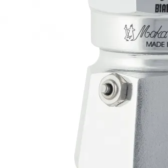 Espressor de cafea, Bialetti, Aluminiu, Moka Express, 12 portii, 670 ml, Argintiu