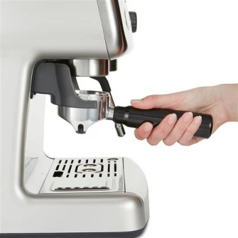 Ручная эспрессо-машина Breville Barista Max VCF126X-01, 15 бар, 2,8 л, съемный контейнер для молока 0,46 л, Серебристый