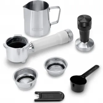 Espressor manual De’Longhi Dedica Duo EC890.W, 1450W, 15 bar, alb