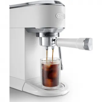 Espressor manual De’Longhi Dedica Duo EC890.W, 1450W, 15 bar, alb