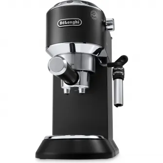 Espressor manual De’Longhi Dedica EC 685.BK, 1300 W, 1.1 L, 15 bari, Negru mat