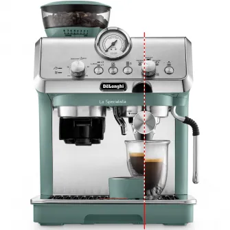 Espressor manual De'Longhi La Specialista Arte EC9155.GR 0132126056, 1,5l, 15 bar, 1300w, verde