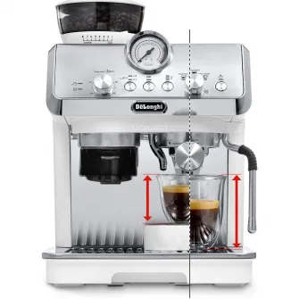 Espressor manual De'Longhi La Specialista Arte EC9155.W 0132126061, 1,5l, 15 bar, 1300w, alb
