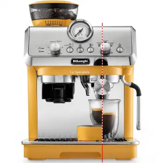 Espressor manual De'Longhi La Specialista Arte EC9155.YE 0132126057, 1,5l, 15 bar, 1300w, galben