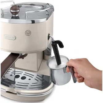 Espressor manual De'Longhi Vintage ECOV311.BG, 15 bar, 1.4 l, Sistem Cappuccino, Crem