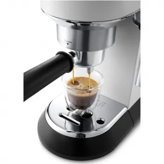 Espressor manual DeLonghi Dedica Style EC 685 W, 1300 W, 15 Bar, 1.1 l, Slim, alb