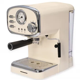 Espressor manual Heinner HEM-1100CR, 1100 W, 15 Bar, 1.25 L, Crem