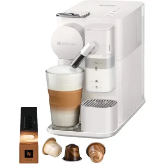 Эспрессо-машина Nespresso от De'Longhi Lattissima One Evolution EN510.W, бары 19, 1450 Вт, 1 л, белый + подарочные капсулы 14