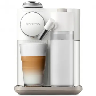 Espressor Nespresso by DeLonghi Gran Lattissima EN640.W, 19 bari, 1400 W, 1,3 L, Alb + 14 capsule cadou