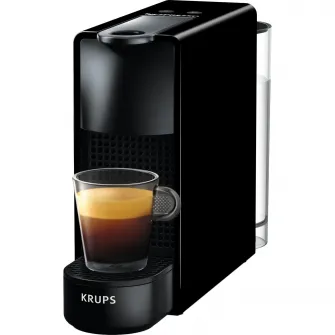 Espressor Nespresso by Krups Essenza Mini, 1300W, 19 bar, 0.6L, Negru lucios