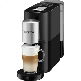 Espressor Nespresso by Krups S85-EU-BK-NE Atelier, 19Bar, 1500W, Sistem inovativ de spumare a laptelui, 1l, + 14 capsule cadou, Negru