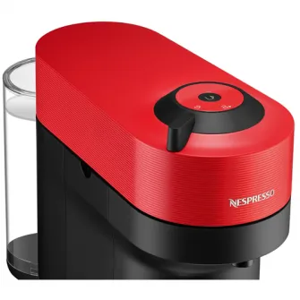 Espressor Nespresso by Krups Vertuo Pop XN920510, 1500W, tehnologie de extractie Centrifuzie, 4 retete de cafea, 0.56 l, rosu