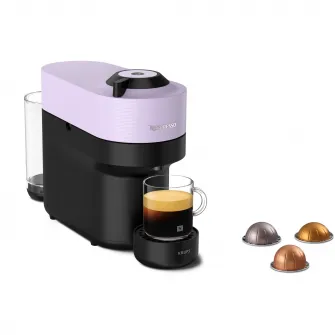 Espressor Nespresso by Krups Vertuo Pop XN9206F0, 1500W, 19 Bar, Centrifusion™, Conectare la telefon, 0.6L, Lilac