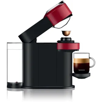 Espressor Nespresso by Krups XN910510 Vertuo Next, 1500W, Tehnologie de extractie Centrifuzie, Conectare la telefon, 1.1L, Rosu + 12 capsule cadou