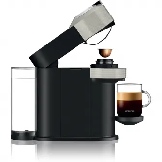 Espressor Nespresso by Krups XN910B10 Vertuo Next, 1500W, Tehnologie de extractie Centrifuzie, Conectare la telefon, 1.1L, Gri + 12 capsule cadou