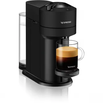 Эспрессор Nespresso by Krups XN910N10 Vertuo Next, 1500 Вт, технология экстракции центрифугой, подключение к телефону, 1,1 л, матовый черный + 12 подарочных капсул