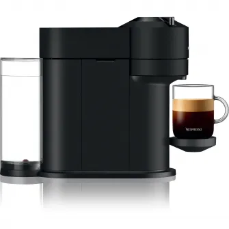 Эспрессор Nespresso by Krups XN910N10 Vertuo Next, 1500 Вт, технология экстракции центрифугой, подключение к телефону, 1,1 л, матовый черный + 12 подарочных капсул