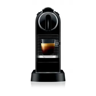 Espressor Nespresso CitiZ Black D112-EU-BK-NE, 19 bari, 1260 W, 1 l, Negru + 14 capsule cadou