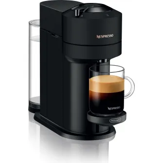 Espressor Nespresso De'Longhi Vertuo Next ENV120.BM, 1500W, Centrifusion™, Conectare la telefon, 1.1L, Negru mat + set capsule degustare