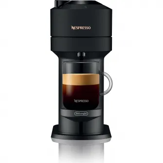 Espressor Nespresso De'Longhi Vertuo Next ENV120.BM, 1500W, Centrifusion™, Conectare la telefon, 1.1L, Negru mat + set capsule degustare