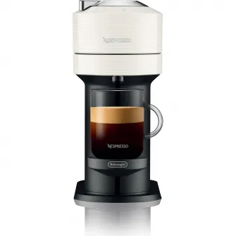 Espressor Nespresso De'Longhi Vertuo Next ENV120.W , 1500W, Centrifusion™, Conectare la telefon, 1.1L, Alb + set capsule degustare