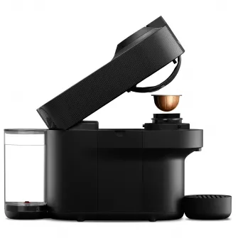 Espressor Nespresso De'Longhi Vertuo Pop ENV90.B, 1260W, Centrifusion™, Conectare la telefon, 0.6L, Negru + set capsule degustare