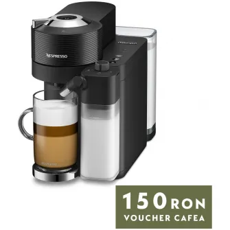 Espressor Nespresso DeLonghi Vertuo Lattissima ENV300B , 1500 W, 1.5 L, negru