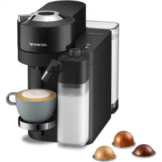 Espressor Nespresso DeLonghi Vertuo Lattissima ENV300B , 1500 W, 1.5 L, negru