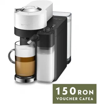 Espressor Nespresso DeLonghi Vertuo Lattissima ENV300W , 1500 W, 1.5L, alb