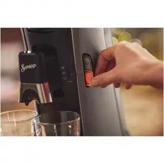 Espressor Philips Senseo Select CSA250/11, Crema Plus, Intensity Plus, Memory Plus, 12 bauturi, 1450 W, Capacitate rezervor apa 0.9 l, Presiune pompa 1 bar, Metalic