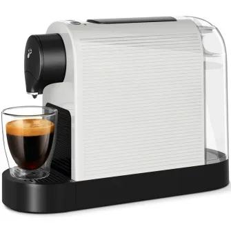 Espressor Tchibo Cafissimo Pure Plus 644882, 800 ml, 15 bari, 1250W, capsule, Alb