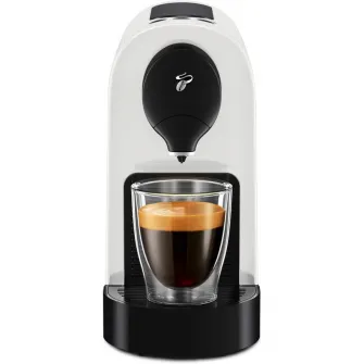 Espressor Tchibo Cafissimo Pure Plus 644882, 800 ml, 15 bari, 1250W, capsule, Alb
