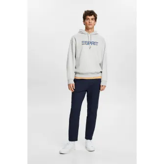 Esprit, Hanorac relaxed fit cu maneci cazute, Gri deschis, L