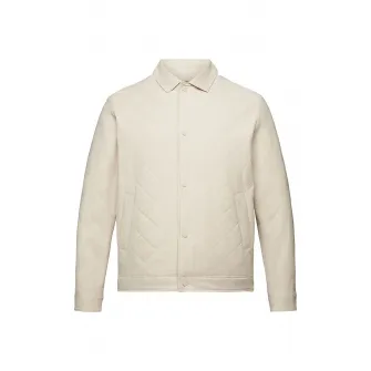 Esprit, Jacheta matlasata cu buzunare oblice, Bej deschis, XL