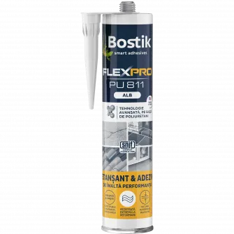 Etansant/adeziv Bostik FlexPro PU811, 300 ml, Alb