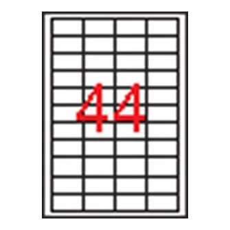 Eticheta universala APLI, 48,5 x 25,4 mm, 4400 etichete/pachet