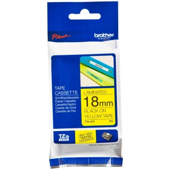 Etichete Brother TZE641 Black on Yellow, 18mm