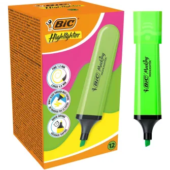 Evidentiator Highlighter Flat verde cut/12