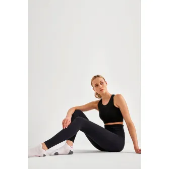 Falke, Colanti cu talie inalta, Negru, S