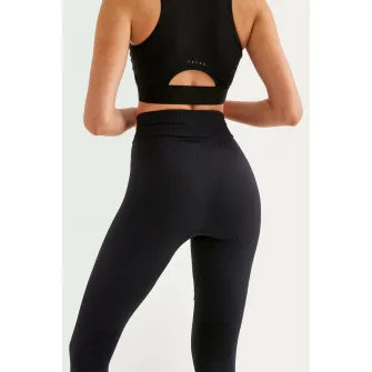 Falke, Colanti cu talie inalta si efect modelator, Negru, L