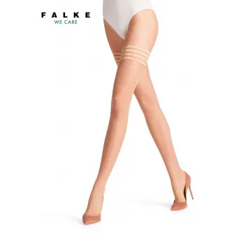 Falke, Dres cu banda Pure Matt - 20 DEN, Alb fildes, M