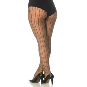 Falke, Dres plasa cu insertii metalizate, Negru, Bej, M-L