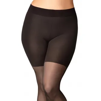 Falke, Dres transparent modelator Beauty Plus - 20 DEN, Negru, D-Long