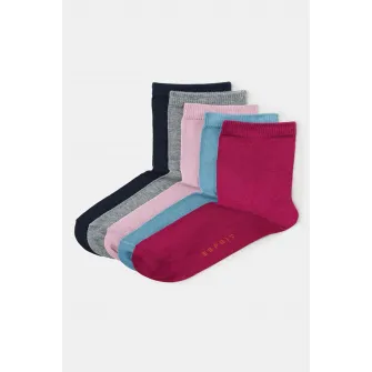 Falke, Set de sosete lungi Esprit - 5 perechi, Multicolor, 31-34 EU