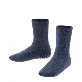 Falke, Sosete din amestec de lana merinos cu model aderent Capspads, Albastru inchis, 35-38 EU