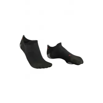 Falke, Sosete lungi pana la glezna cu logo, Negru, 39-40