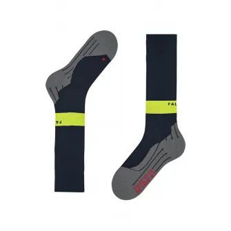 Falke, Sosete lungi peste genunchi, pentru alergare RU Energy, Verde lime, Bleumarin, 39-42