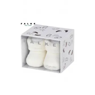 Falke,Sosete scurte din amestec de bumbac My First Socks, Alb murdar, 18 EU