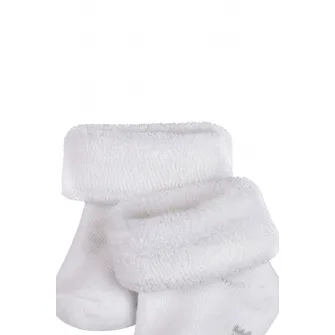 Falke,Sosete scurte din amestec de bumbac My First Socks, Alb optic, 17 EU