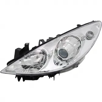 Far stanga fata halogen TYC, pentru Peugeot 307 2005-2009